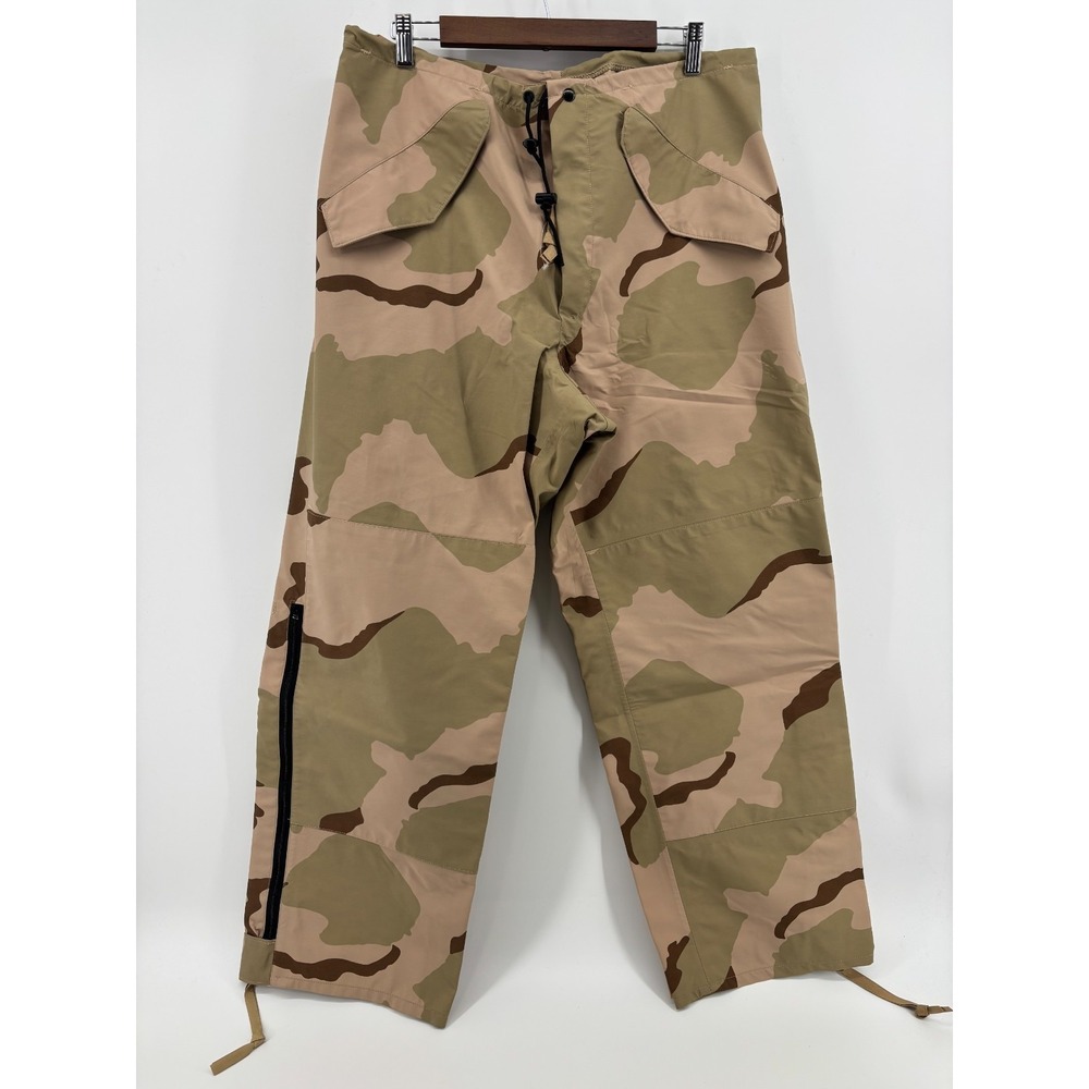 US Army ECWCS Gen1 Gore-Tex Cold Weather Pants Mens Brown Camouflage Medium NWOT